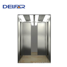 8 personnes Hairline Stainless Steel Passenger Elevator avec certificats CE